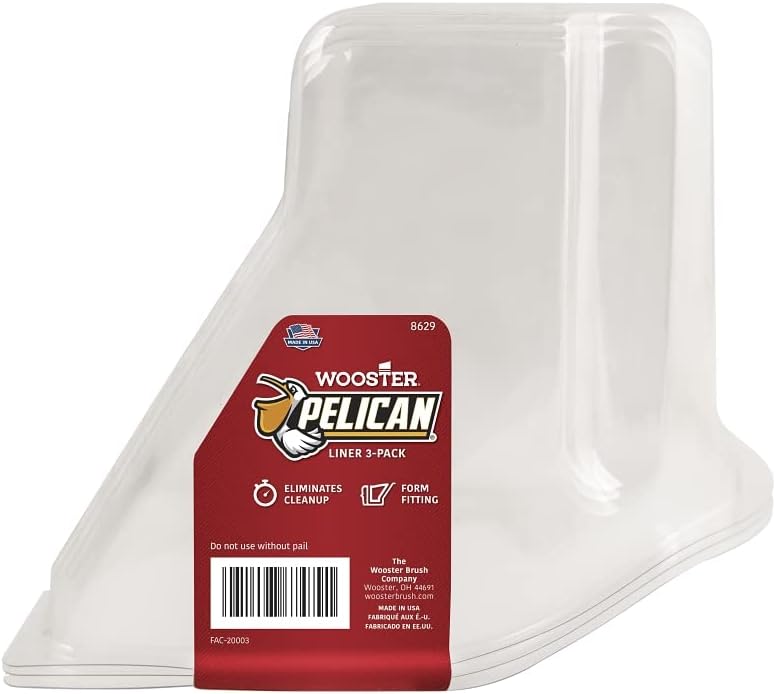 3 Set of 5- Wooster Brush 8629 Pelican Liner