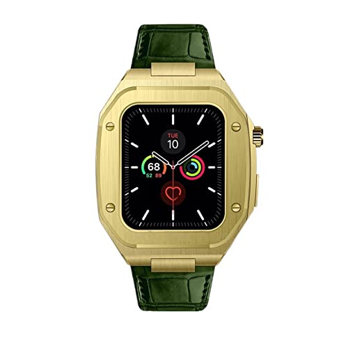 Bracelet en cuir de rechange Apple Watch 45mm SCHIK contre l'usure sport