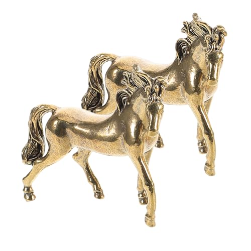 Statue de cheval en laiton Feng Shui : l'ornement créatif pour rompre la monotonie