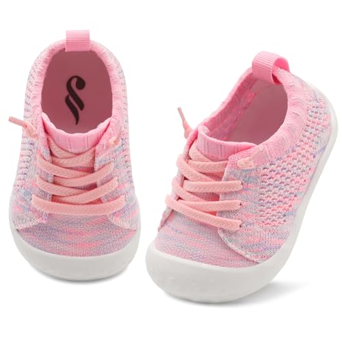 Image of JIASUQI Baby Shoes for Toddler Boys Girls Sneakers Slip on Walking Shoes for Babies