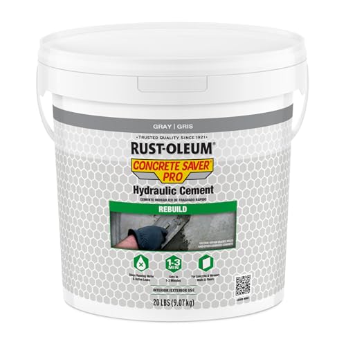 Rust-Oleum Concrete Saver Pro Hydraulic Cement, 20 lb, Gray