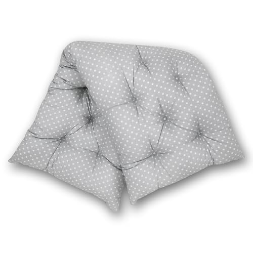 Matratze für Baby Wippe Federwiege - 30x80 cm Hängematte Babymatratze für Swing Wiege und Babyhängematte Kissen für Kinderwagen und Reisebett für Kinder Oeko-Tex 30 x 80 Tupfen