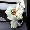 Mini Dried Flower Bouquet, Small Bouquet Car Air Freshener Vent Clips, Cute Vehicle Interior Decorations Universal for Truck SUV Dashboard,Interior Accessories #5