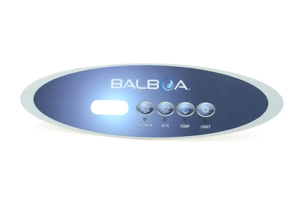 Balboa VL260 Overlay, 4 Button - Product Code: 11521