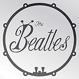 The Beatles Fridge Magnet Bug Band Logo & Drum Official 76Mm X 76Mm