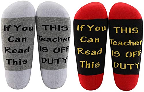 Chaussettes enseignant LEVLO cadeau fin d'année scolaire