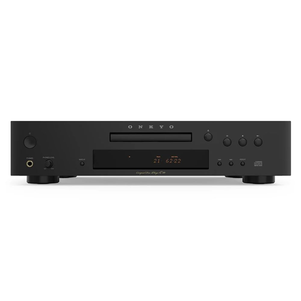 ONKYO C-30 CD-Player mit DAC 32 Bit/768 kHz, Schwarz