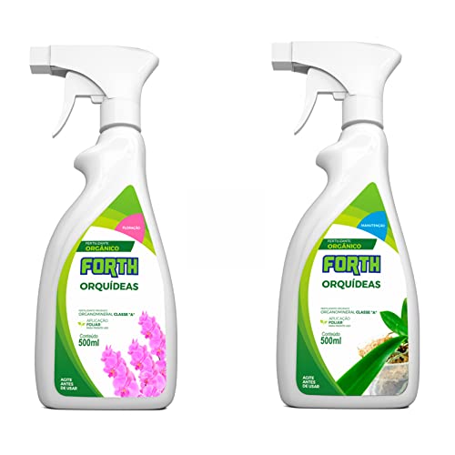 Kit Fertilizante Adubo Forth Orquídeas Floração E Manutenção