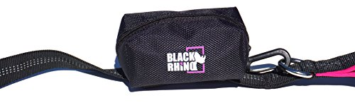 Black Rhino Dog Leash - Heavy Duty - Medium & Large Dogs | 6ft Long Leashes | Two Traffic Padded Comfort Handles for Safety Control Training - Double Handle Reflective Lead - (Pink) - Thumbnail 6