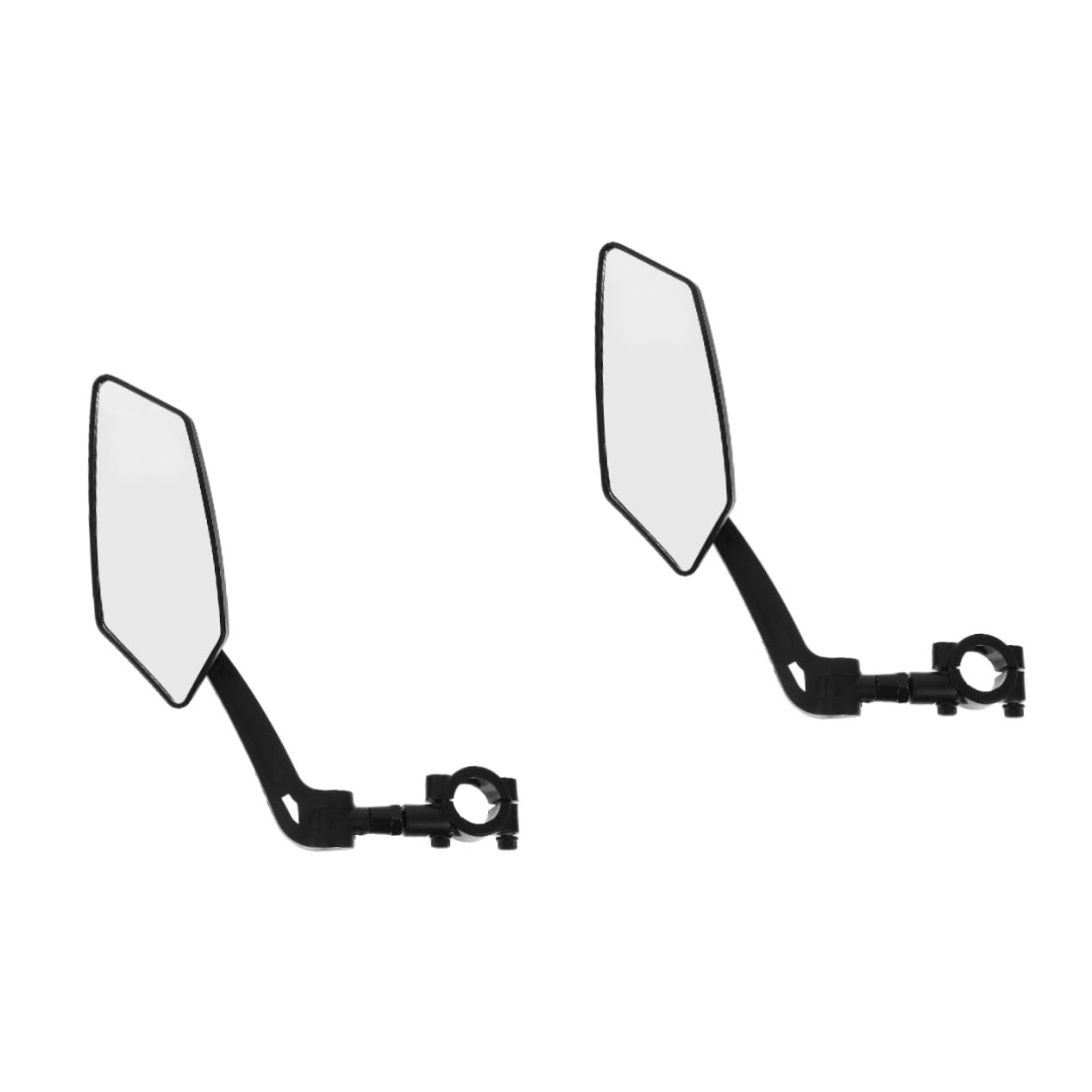 ifundom 2 Pezzi Specchietto Retrovisore per Bici Design Manubrio Visione e Accessorio per Sicurezza Monopattino