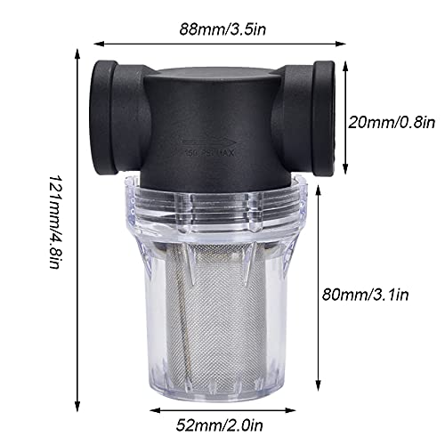 Qagazine Waterpompen Zeef Filter Tuin Waterpijp Irrigatie Inline Mesh Multifunctionele Waterpomp Filter voor Irrigatiesysteem - Image 8
