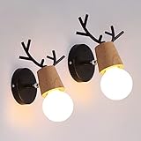 Material: lámpara de pared de madera y metal con cuerpo de lámpara de madera real superior, veta de madera natural brillante, sin grietas, humedad impermeable, duradera y no se oxida fácilmente.