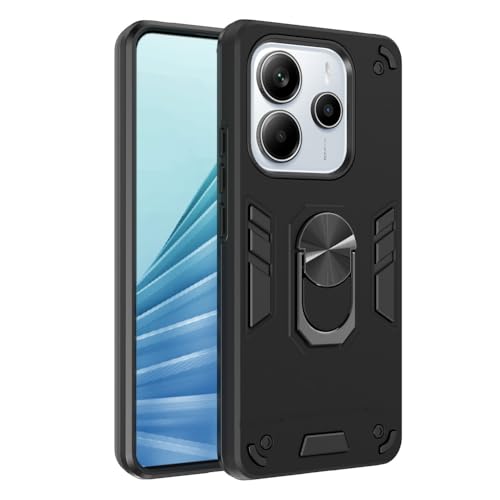 Image of NDCOM for Redmi Note 14 Back Cover | Premium Redmi Note 14 5G Back Cover | Protective Redmi Note 14 Cover | Ring Holder Case