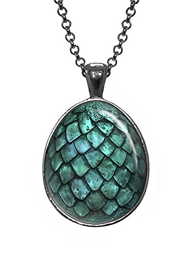 Wearable Treasures Dragon Egg Pendant, Game of Thrones Jewelry, Geek Necklace, Girl Gift, Birthday Gifts, Khaleesi, Daenerys Targaryen
