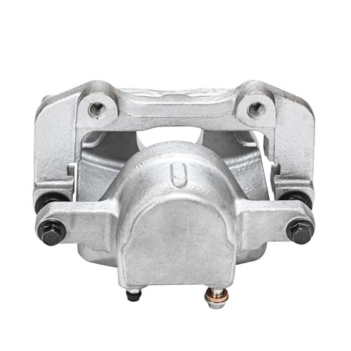 Image of Detroit Axle - RWD Front Left Disc Brake Caliper with Bracket Replacement for 2012-2021 Dodge Challenger Charger Chrysler 300