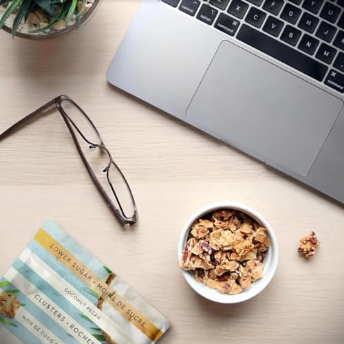 Handfuel Coconut Pecan Clusters, Hand Roasted Candied Pecans, 2g of Protein, Keto Friendly Snack, Proudly Canadian Made Plant Based Praline Pecans, Gluten Free - 120 Grams — view 5