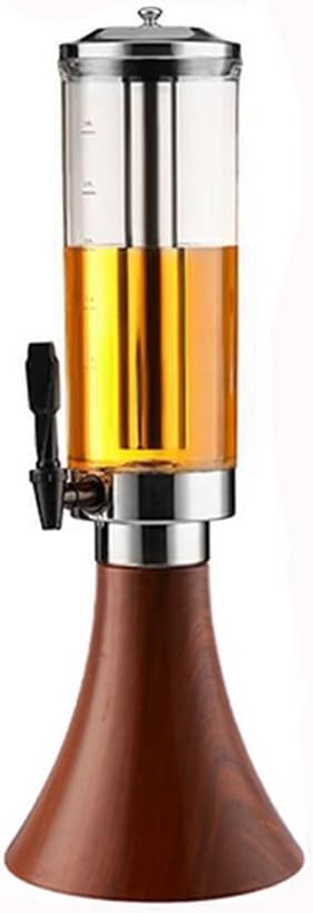 3 Liters Tabletop Chiller And Beverage Dispenser Beer Tower With Ice Tube Chill Rod For Party Bar Restaurant