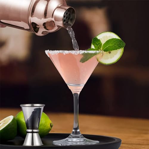 Juego de coctelera de 10 piezas, kit de barman de acero inoxidable, herramientas de mezcla esenciales para el hogar, bares y uso al aire libre