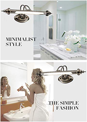 Éclairage miroir de bain LED anti zone d'ombre vintage