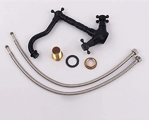Mitigeur cuisine et robinet rétro d'évier à double commande pour lavabo rétro