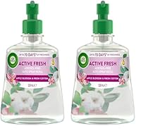 Airwick Apple Blossom & Fresh Cotton Automatic Spray Refill 228 ml (Pack of 2)