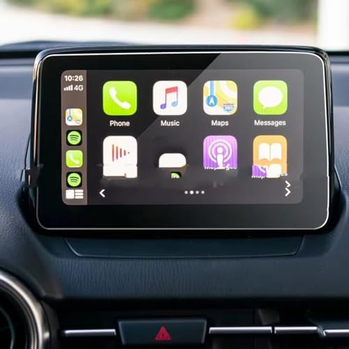 Verre trempé de voiture anti-rayures pour l'écran GPS de votre Mazda 2