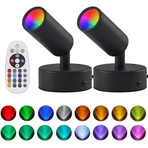 Delbarton RGBW LED Spot Lights Cover