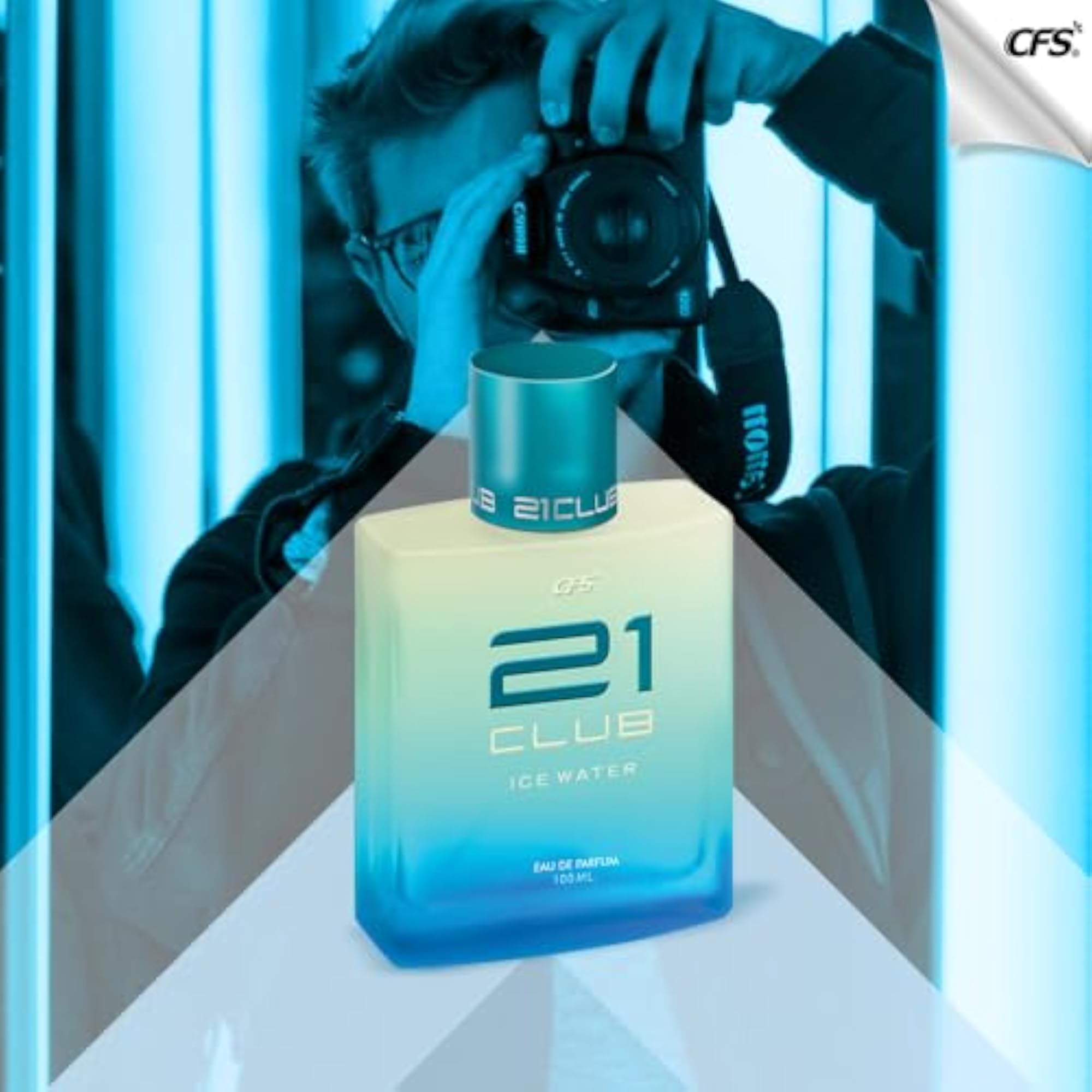 21 Ice Water EDP Long Lasting Perfume & Oudh Black Deodorant
