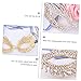 FOMIYES Rhinestone Alloy Decorative Party Mask Women’s Fashion Headband Simple Style Face Piece for Evening Events Random Color