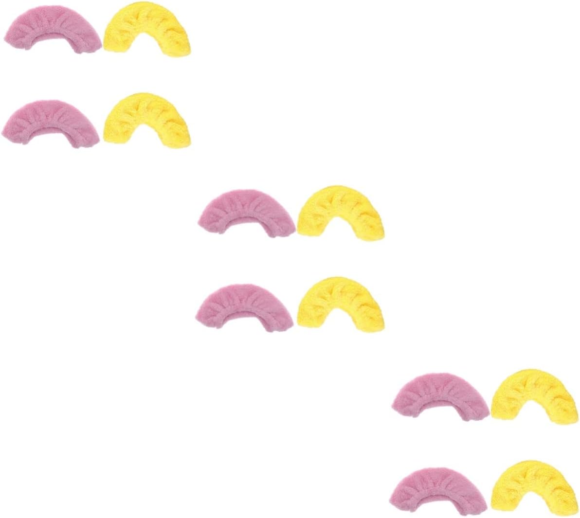 BESPORTBLE Kdis Skate Covers 6pairs Pink Figure Hockey Shoes Skating M Covers Or Polyester Protector and Absorption Guards Skate Elastic for Soft Skates Yellow Blade Cover Water Kids Plush