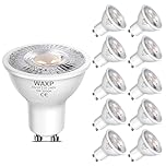 GU10 LED Spot Light Bulbs Warm White 5W, 3000K, 365lm, No Flickering, Energy Saving Light Bulbs, Equivalent 40-50W GU10 Halogen Spotlight Bulbs, Non-Dimmable, 10 Pack