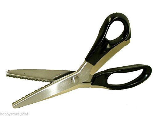 Zig Zag Dressmaking Stainless Steel Craft Fabric Pinking Scissors Shears 230mm
