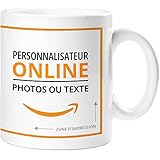 360 Onlineprint Taza Personalizada | Material: Cerámica | Modelo: Taza Blanca | Ideal para Regalo Personalizado o uso Empresarial| Color: Blanco | Capacidad: 325 ml