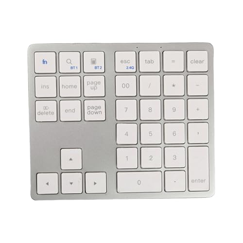 Generisch Pequeño Inalámbrico - Mini ABS, pulsadores silenciosos, marco compacto ergonómico, dispositivo de conexión estable | Estudio, Biblioteca, Lugar de Trabajo, Dormitorio, Computadora, Tableta