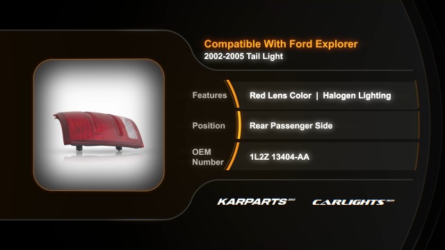 Amazon.com: For Ford Explorer Tail Light Assembly Unit 2002 03 04