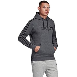 adidas Men’s Essentials 3-Stripes Pullover Hoodie