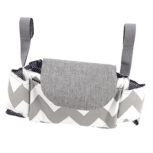 SUPVOX Baby Stroller Bag Multi-function Organizer Storage for Diapers Cash Phone Snacks Compact Hanging Design
