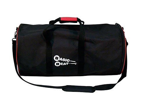 Basic Beat Basic Beat BB1427 Medium Tube Drum Bag (Red Trim)