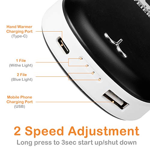 VEIERSIA Scaldamani Portatile Ricaricabile Power