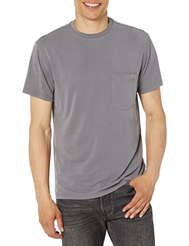 GUESS Men's Smooth Small Logo Crew Neck Knit