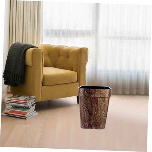 Caneca de basura rectangular de plástico MAGICLULU 12L miniatura 7