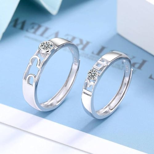 Bague ouverte en métal sterling S925 la solution pour une taille ajustable - 4