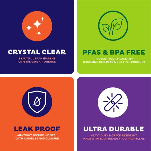 [100 Sets - 5.5 Oz.] Plastic Clear Portion Cups, Snack / Yogurt /Parfait/ Pudding / Souffle /Dessert Cups, Disposable Containers With Lids 5.5Oz. #TOP1