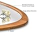HOMECOOKIN Irregular Mirror Wall Decor, Wood Wall Mirrors Decorative for Living Room, Bedroom, Bathroom, Entryway, Wall Mounted Aesthetic Mirrors, 20