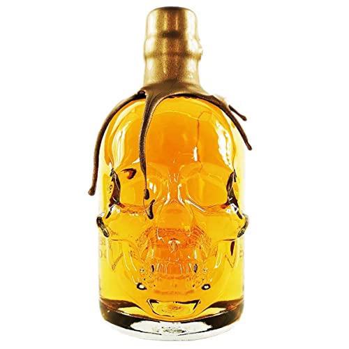Rum Bastard | Salted Caramel | Caribbean Spiced Rum Liqueur 50cl | Pirate Skull Bottle