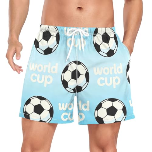 Pantalones cortos de baño para hombre de secado rápido Mundial 2026