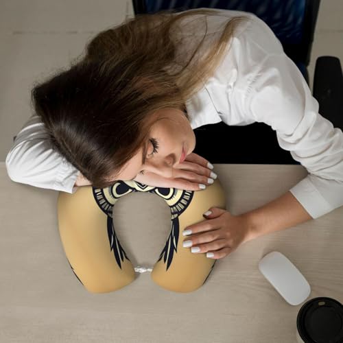 Almohada de viaje de espuma viscoelástica negro talla única miniatura 7