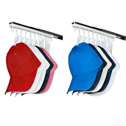 50% de descuento en organizador de gorras sin taladros, paquete de 2