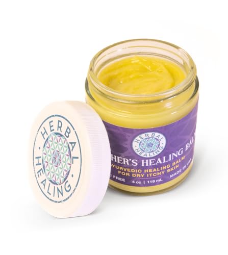 Herbal Healing Mother's Healing Balm, Soothing, Ultra Nourishing, Formulated For Dry Itchy Skin by a Mom and Herbalist, Value Size 4 oz, Made in USA