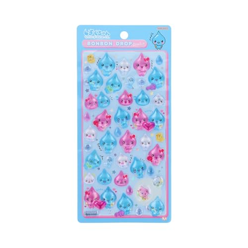 【8点セット】ボンボンドロップシール　しずくちゃん　各4つ　サンスター Amazon.co.jp: サンスター文具(Sun-Star Stationery) しずく